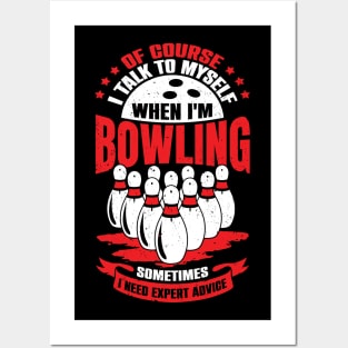 Funny Bowling Player Game Sport Bowler Gift Posters and Art